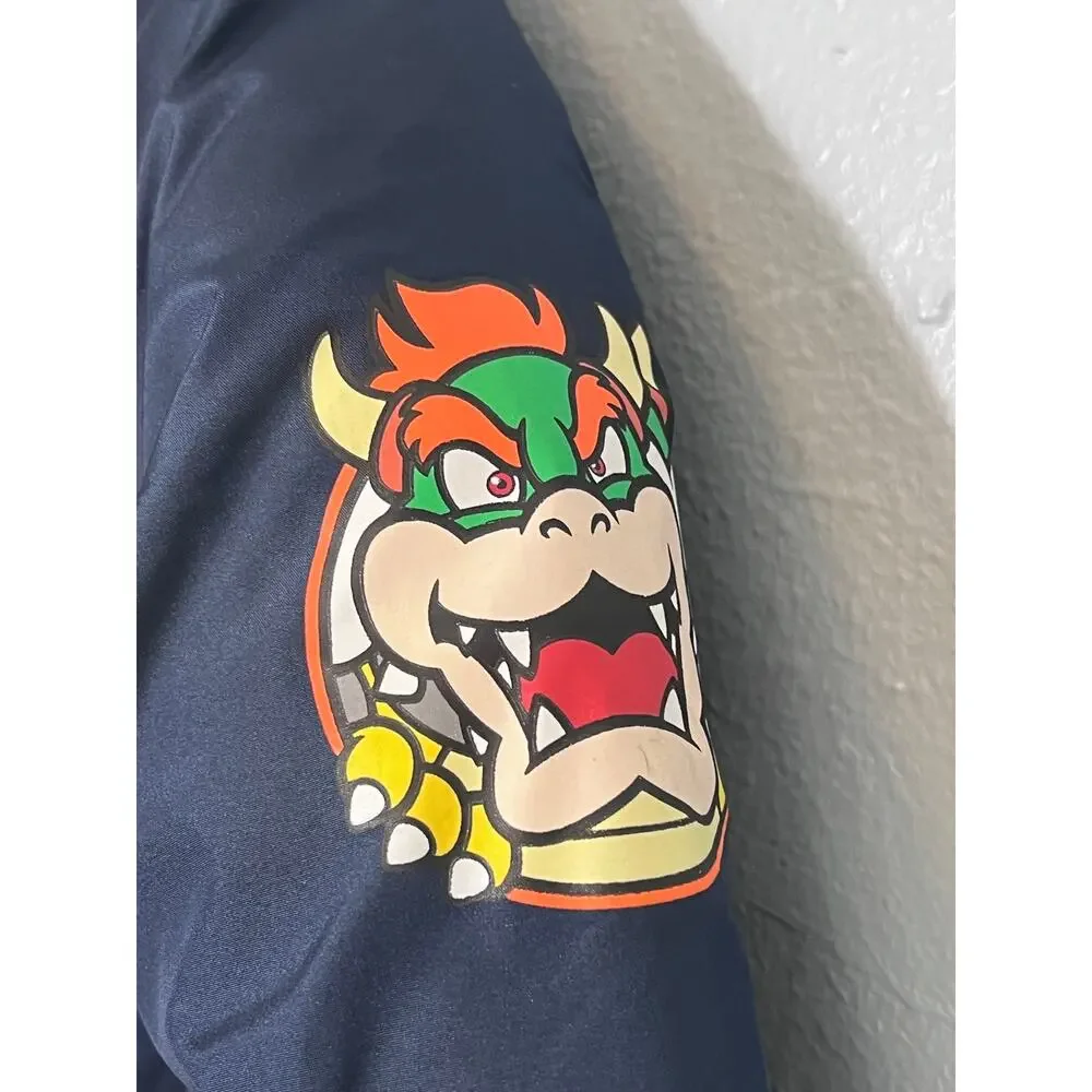 Nintendo Bowser Super Mario Bros Bomber Jacket Coat 4T 5T Cart King of Koopas